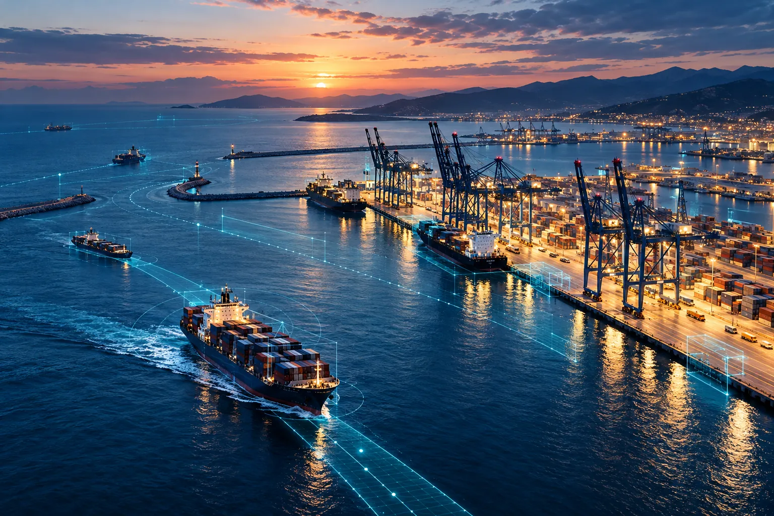 AI-enabled port planning